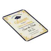 ヴィンテージゴールド卒業写真マグネット マグネット (右側)