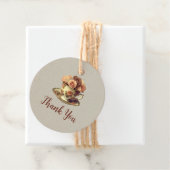 ヴィンテージゴールド フローラル ティーパーティー ブライダルシャワー フェイバータグ (インサイチュ)