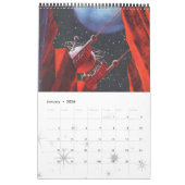 ヴィンテージサイエンスフィクションイラストレーション、レトロSF カレンダー (1月 2026)