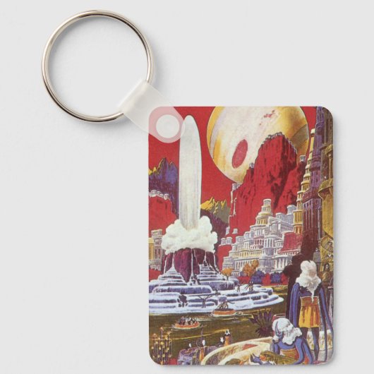 ヴィンテージサイエンスフィクション失った、アトランティス キーホルダー (正面)