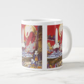 ヴィンテージサイエンスフィクション失った、アトランティス ジャンボコーヒーマグカップ (正面右)