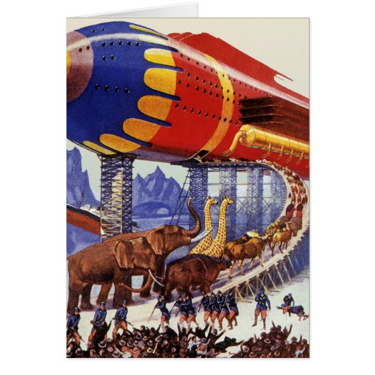 ヴィンテージサイエンス・フィクション、ノアの箱舟の野生動物 (正面)