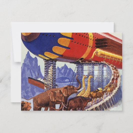 ヴィンテージサイエンス・フィクション、ノアの箱舟の野生動物 (正面)