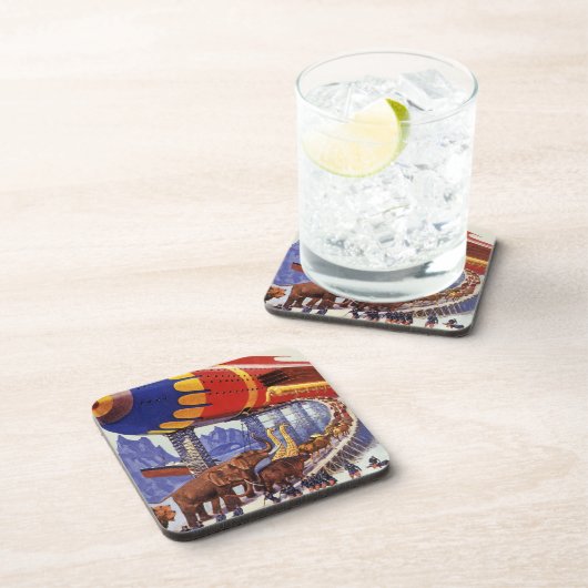 ヴィンテージサイエンス・フィクション、ノアの箱舟の野生動物 コースター (右側)