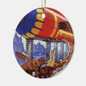 ヴィンテージサイエンス・フィクション、ノアの箱舟の野生動物 セラミックオーナメント (左)