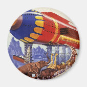 ヴィンテージサイエンス・フィクション、ノアの箱舟の野生動物 マグネット (正面)