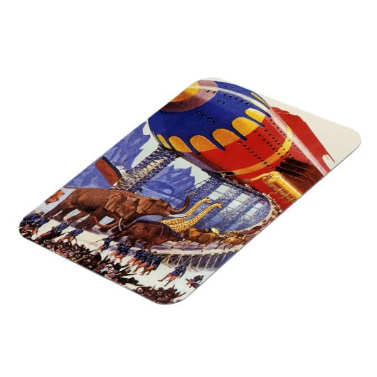 ヴィンテージサイエンス・フィクション、ノアの箱舟の野生動物 マグネット (左側)