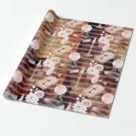 ヴィンテージサイキ読ック ラッピングペーパー