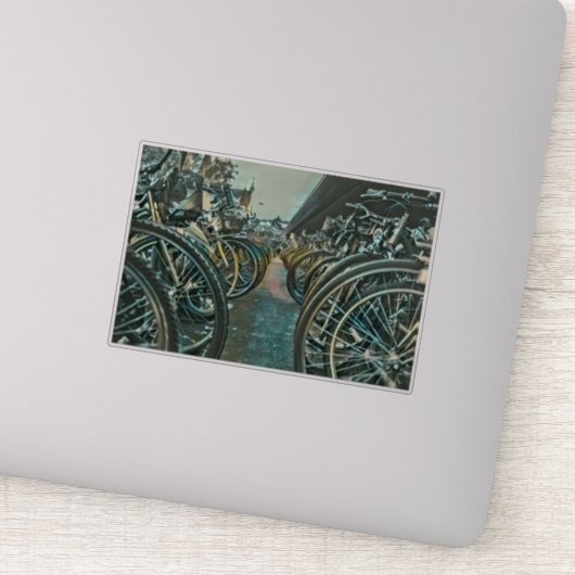 ヴィンテージサイクリングアートワーク シール (詳細)