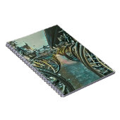 ヴィンテージサイクリングアートワーク ノートブック (右側)