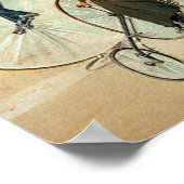 ヴィンテージサイクリングポスタープリント ポスター (角)