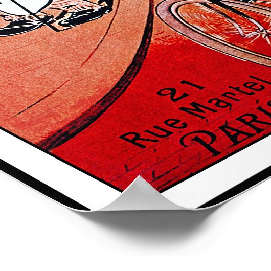 ヴィンテージサイクリングポスター:アメリカンサイクルスネル ポスター (角)