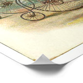 ヴィンテージサイクリングポスター、Pennyfarthing Rooters ポスター (角)