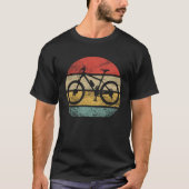 ヴィンテージサイクリングレトロマウンテンバイクCy用自転車 Tシャツ (正面)