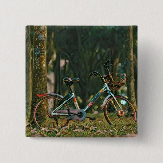 ヴィンテージサイクリング贈与 缶バッジ (正面)