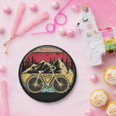 ヴィンテージサイクリング ペーパープレート (パーティー)