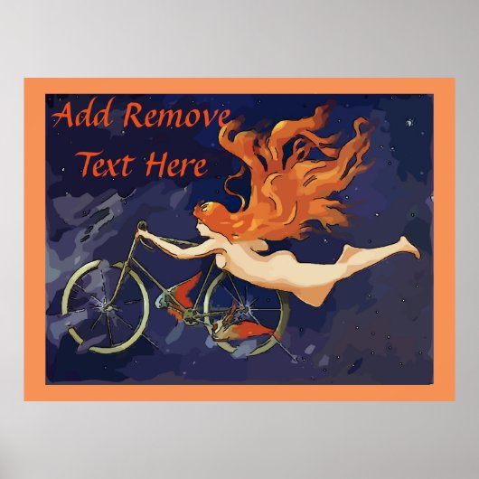 ヴィンテージサイクルエンジェル追加文字 ポスター (正面)