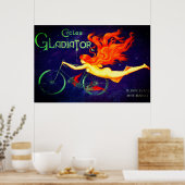 ヴィンテージサイクルグラディエーターフランスのサイクリング広告 ポスター (キッチン)