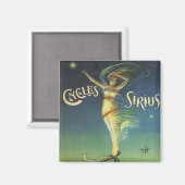 ヴィンテージサイクルシリウス自転車ポスター マグネット (正面/裏面)