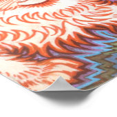 ヴィンテージサイケデリックキャットバイルイワーイン ポスター (角)