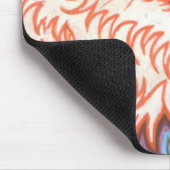 ヴィンテージサイケデリックキャットバイルイワーイン マウスパッド (コーナー)