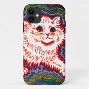 ヴィンテージサイケデリックキャットバイルイワーイン iPhone 11 ケース