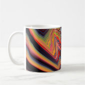 ヴィンテージサイケデリック型 コーヒーマグカップ (左)