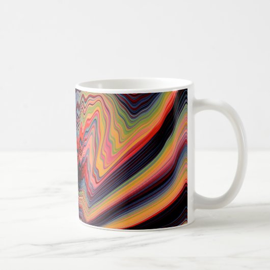 ヴィンテージサイケデリック型 コーヒーマグカップ (右)