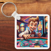 「ヴィンテージサイコロギャンブル」 キーホルダー (正面)