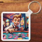 「ヴィンテージサイコロギャンブル」 キーホルダー (裏面)