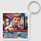 「ヴィンテージサイコロギャンブル」 キーホルダー (裏面)