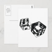 ヴィンテージサイコロ ポストカード (正面/裏面)