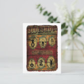 ヴィンテージサイドショーバナー ポストカード (スタンド正面)