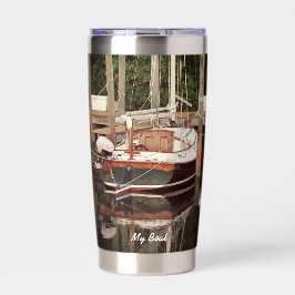 ヴィンテージサイロボートアットトロピカル波止場- 保温保冷タンブラー