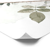 ヴィンテージサインの後ずっと幸せに披露宴を大切にする ポスター (角)