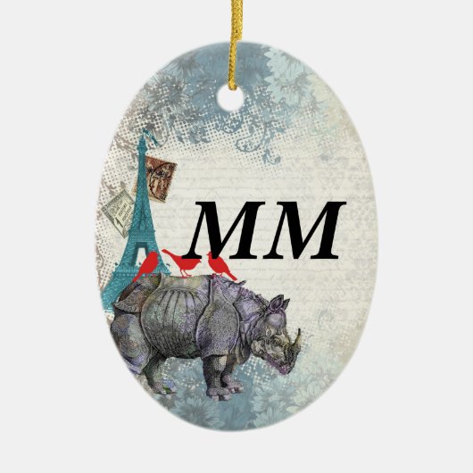 ヴィンテージサイ セラミックオーナメント (正面)