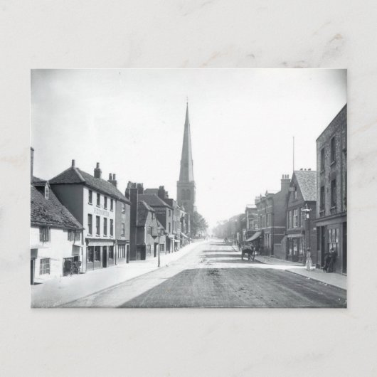 ヴィンテージサウサンプトン通り読、ズイングランド、1891 ポストカード (正面)