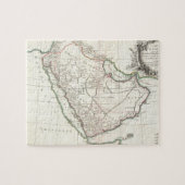 ヴィンテージサウジアラビアの地図（1771年） ジグソーパズル (横)
