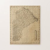 ヴィンテージサウスカロライナの地図(1812) ジグソーパズル (縦)