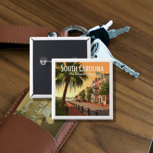 ヴィンテージサウスカロライナ 缶バッジ