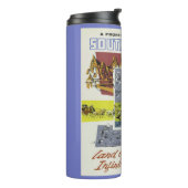 ヴィンテージサウスダコタUSA名前をカスタムするタンブラー タンブラー (回転左)