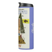 ヴィンテージサウスダコタUSA名前をカスタムするタンブラー タンブラー (回転右)