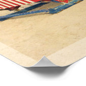 ヴィンテージサウスビーチフロリダ ポスター (角)