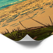 ヴィンテージサウスビーチマイアミ ポスター (角)