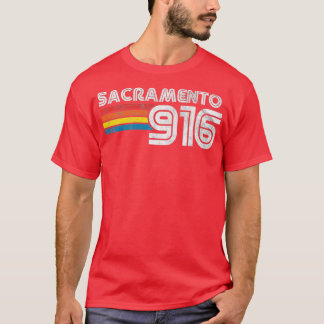 ヴィンテージサクラメ誇りを持ったント916カリフォルニア州ギ Tシャツ