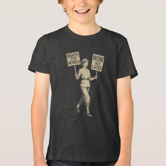 ヴィンテージサグラゲットの権利 トライブレンドTシャツ (正面)