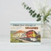 ヴィンテージサザンカリフォルニアオレンジポストカード ポストカード (スタンド正面)