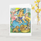 ヴィンテージサザンベルマザーズデイカード カード (黄色い花)