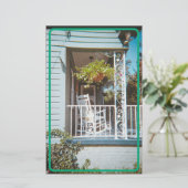 ヴィンテージサザンポーチ静止型 便箋 (スタンド正面)