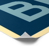 ヴィンテージサスカッチ/ビグフット信じサンタポスター ポスター (角)